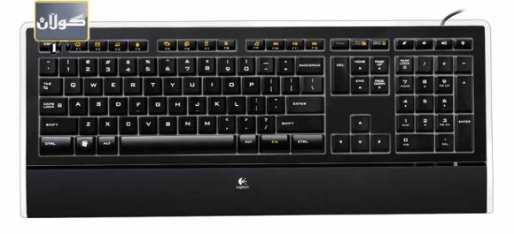 كیبۆردی وایهرلهیسی جۆری llluminated